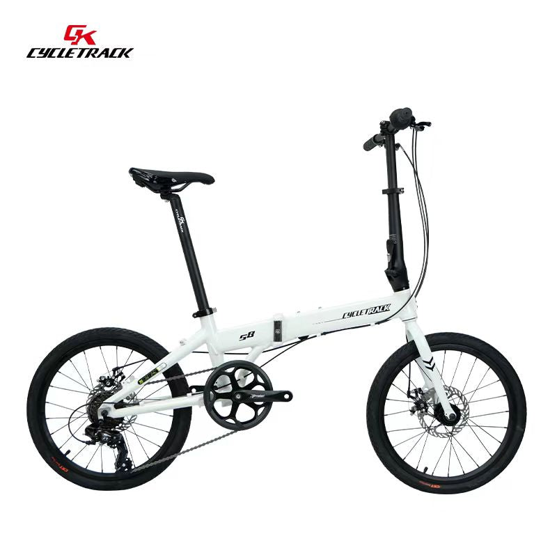 Cycletrack-S8 Aluminum Alloy Folding Bicycle for Leisure and Commuting