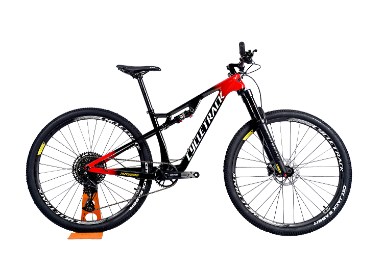 Cycletrack XG9000 Shimano Setting Carbon Fibre MTB Fully Suspension Mountain Bike