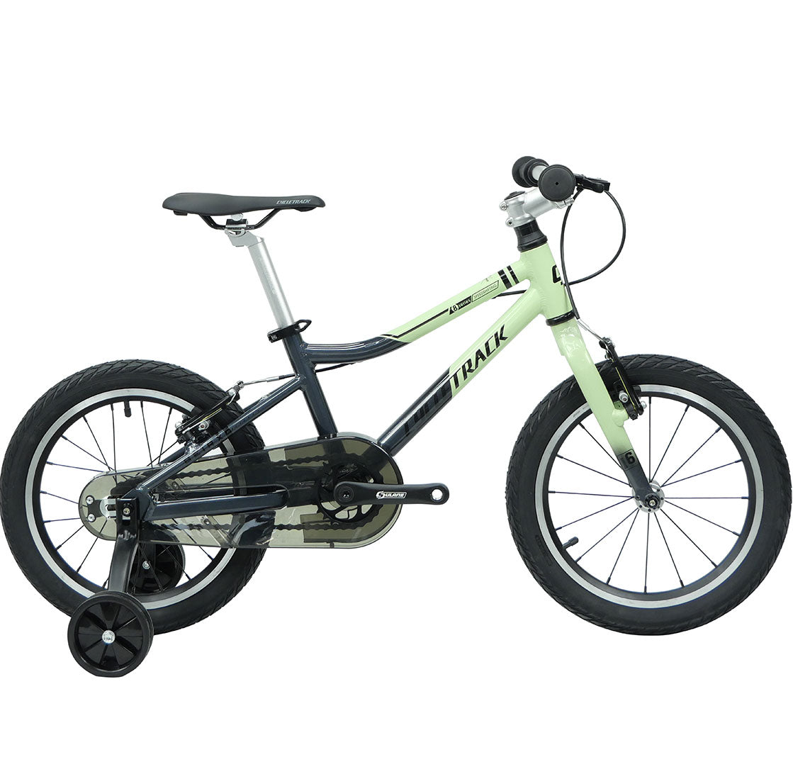 Cycletrack Aluminium Alloy 16 Inch Kids Bike Bicycle for Children Girls Boys 4 5 6 7 Year Old with Training Wheels
