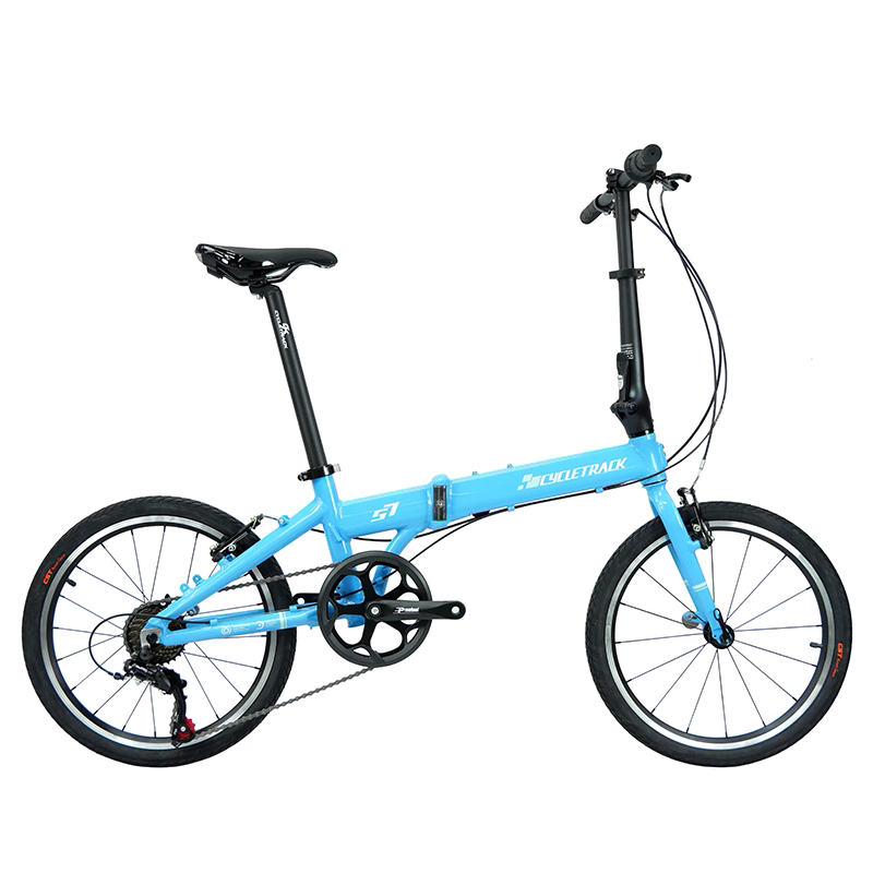 Cycletrack - S7 20 Inch Folding Bike - 7 - Speed Aluminium Alloy, Smooth Shifting & Reliable Braking