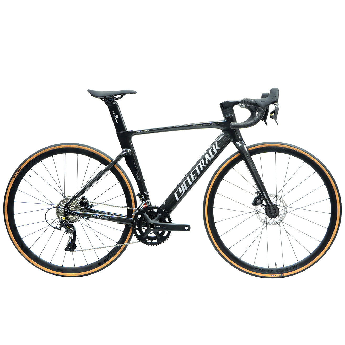 Cycletrack CK-Flash Adults 700C 24 Speed Aluminium Alloy Aero Racing Road Bike Bicycle for Men Women with Alloy Bearing Hub