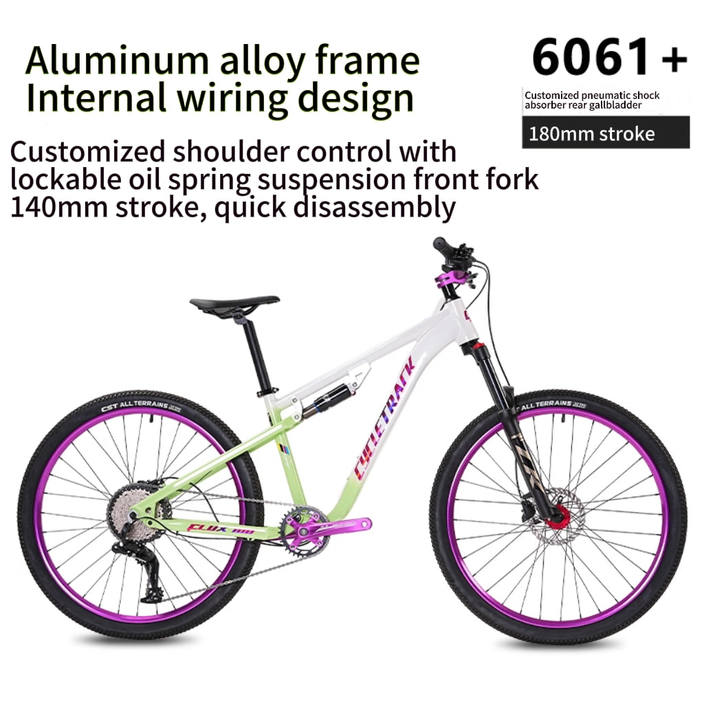 CYCLETRACK-flux a Soft-tailed Deceleration Mountain Oil Brake Racing Off-road 27.5 Bicycle