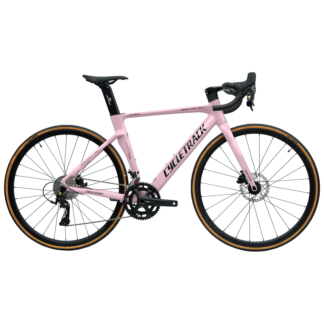 Cycletrack CK-Flash Adults 700C 24 Speed Aluminium Alloy Aero Racing Road Bike Bicycle for Men Women with Alloy Bearing Hub