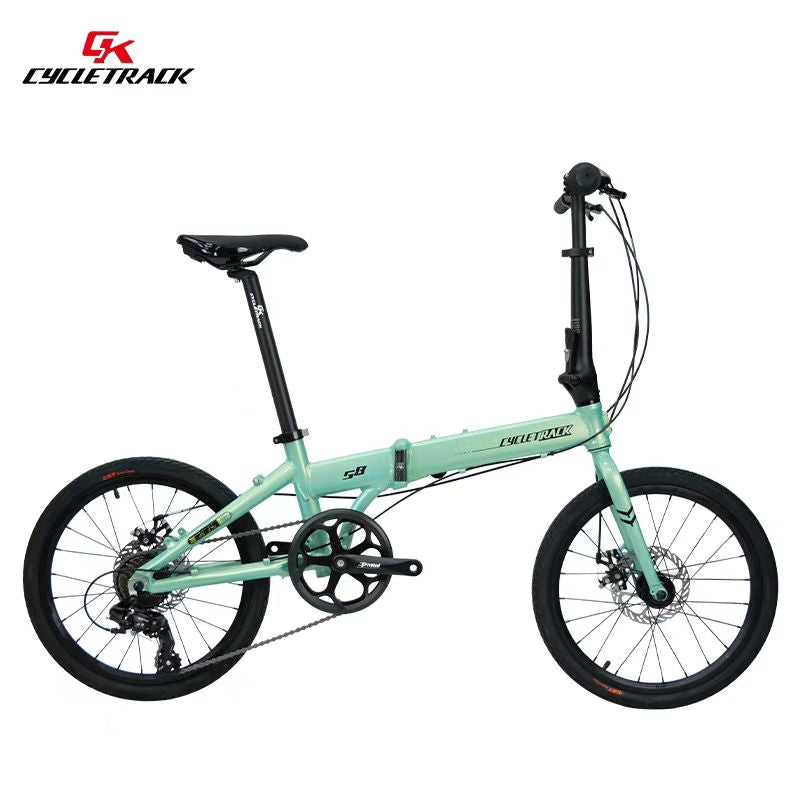 Cycletrack-S8 Aluminum Alloy Folding Bicycle for Leisure and Commuting