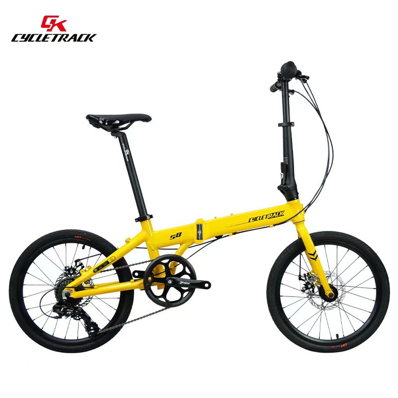 Cycletrack-S8 Aluminum Alloy Folding Bicycle for Leisure and Commuting