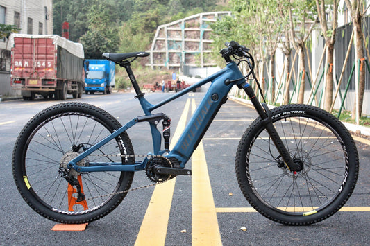 Cycletrack TITAN Electric Bike Adults 500W 27.5'' Bafang Cransets 48V Battery Suspension Mountain E Bicycle Bike