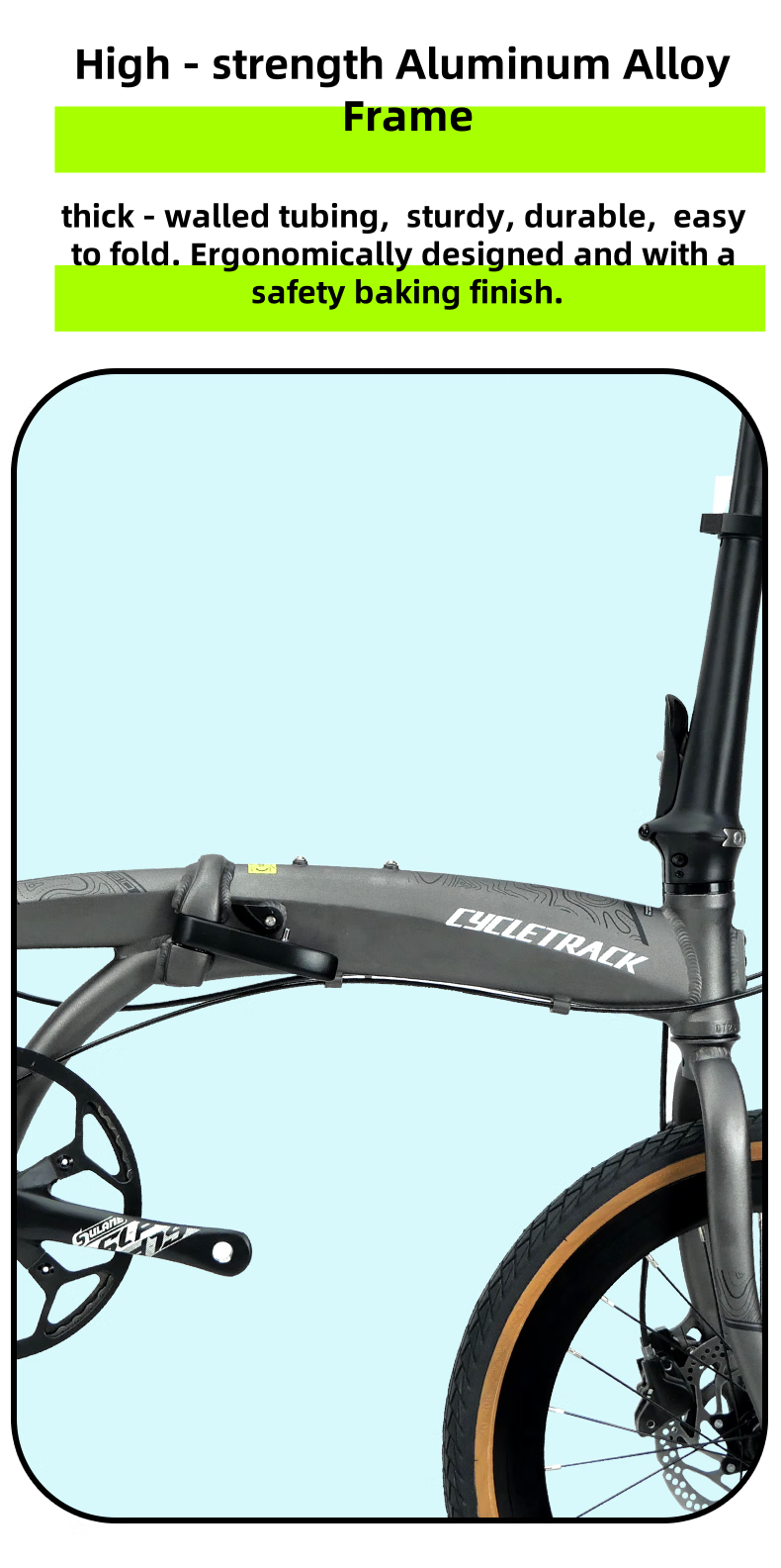 Cycletrack-S10 10speed Aluminium Alloy Folding Bike