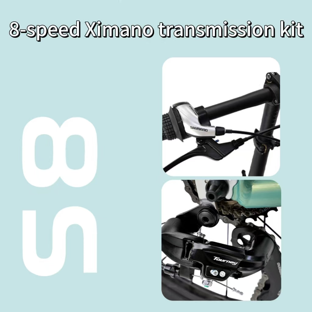 Cycletrack-S8 Aluminum Alloy Folding Bicycle for Leisure and Commuting
