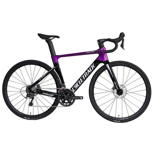 Cycletrack-PHANTOM Road Bike   Carbon T800 Frame  Aerodynamic Design Unisex