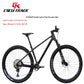 Cycletrack Knight Unisex Carbon Fiber Mountain Bike with 12-Speed and Hydraulic Disc Brakes