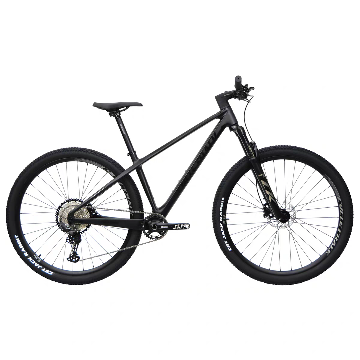 Cycletrack Knight Unisex Carbon Fiber Mountain Bike with 12-Speed and Hydraulic Disc Brakes