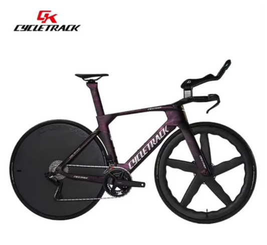 Cycletrack Time Carbon Fiber TT Bicycle Racing Triathlon Road Bike Time Trial Bike